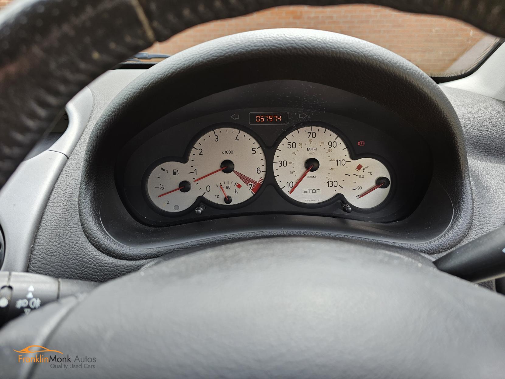 Peugeot 206 1.4 16v Quiksilver Hatchback 3dr Petrol Manual (a/c) (155 g/km, 90 bhp)